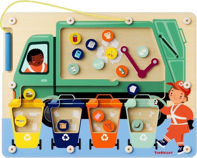 TOP BRIGHT Magnetic Color and Number Maze