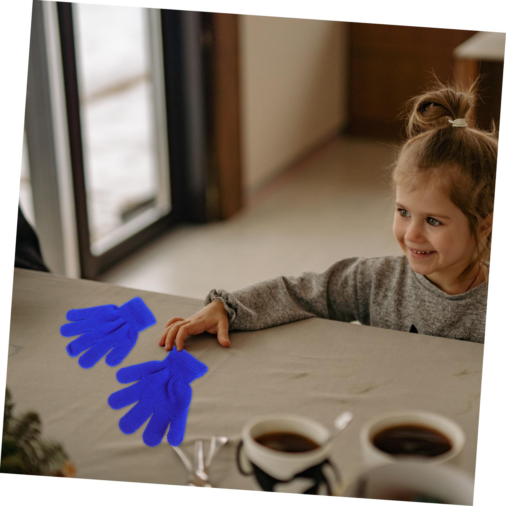 GALPADA 48pares Guantes De Invierno Para Niño Niña Cálidos y Creativos De Guantes Completos Adecuados Para Actividades Interiores y Exteriores