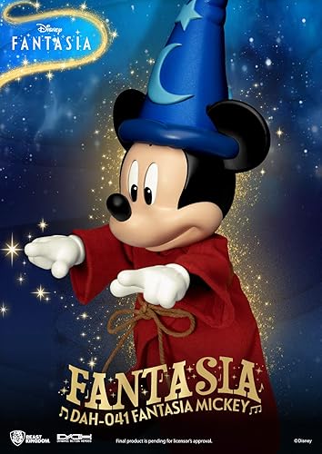 Miniatura 9 de Beast Kingdom Disney's Fantasia Mickey DAH-041 Dynamic 8ction Heroes figura de acción, multicolor