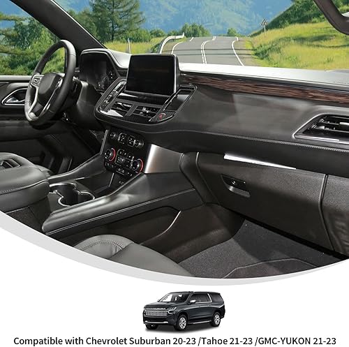 Miniatura 3 de Linskip Cambio electrónico de precisión y ajuste de ventilación de aire compatible con accesorios Chevy Suburban Tahoe 2021 2022 2023 2024, panel de