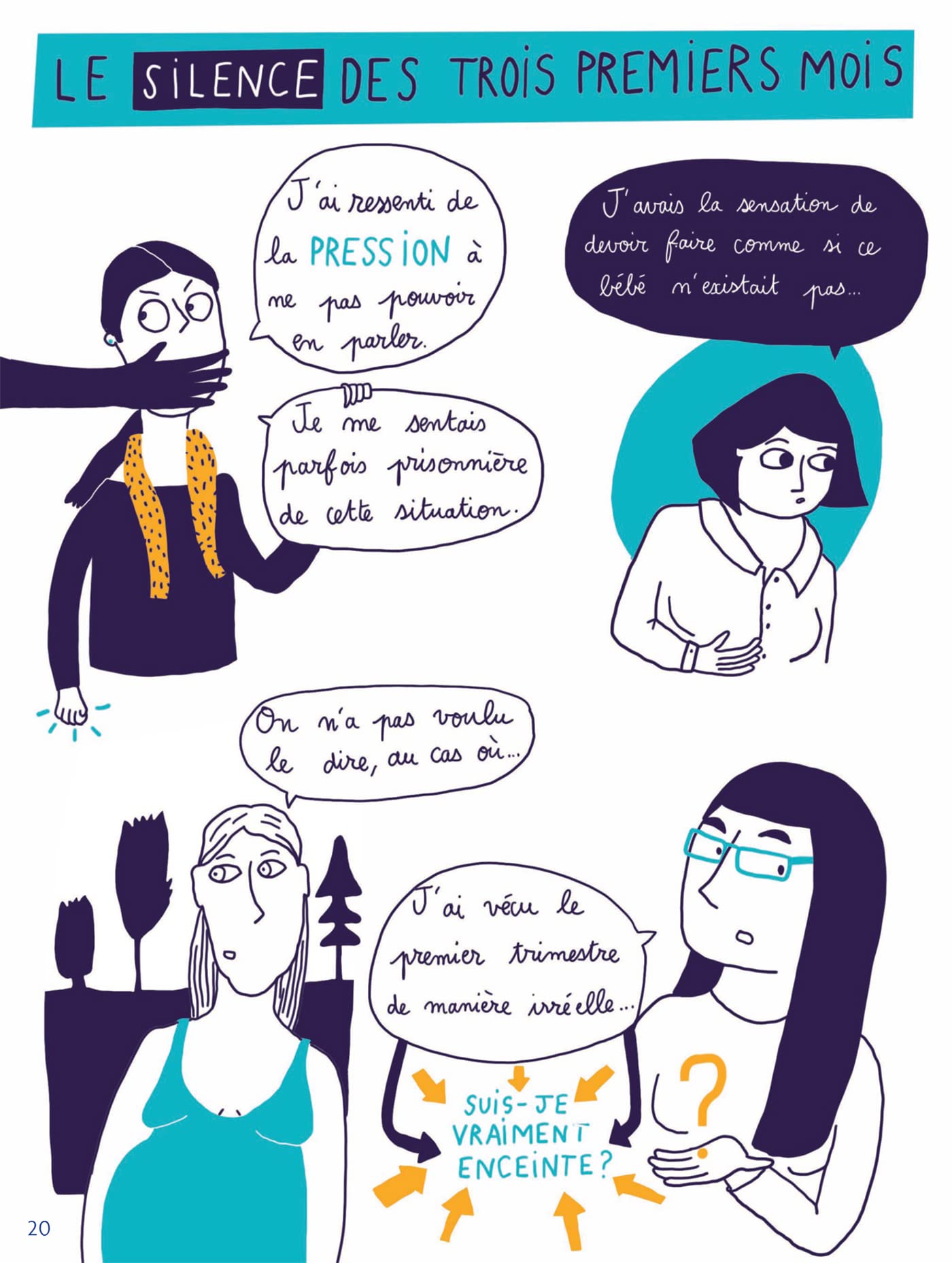 Grossesses plurielles - Histoires de (futurs) parents: Des témoignages vivants et illustrés pour mettre en lumière les vérités plurielles de la grossesse