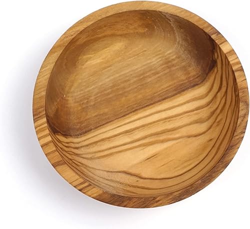 Miniatura 2 de RSVP International Colección de cocina de madera de olivo italiano natural, cuenco para salsa, 3 pulgadas de diámetro