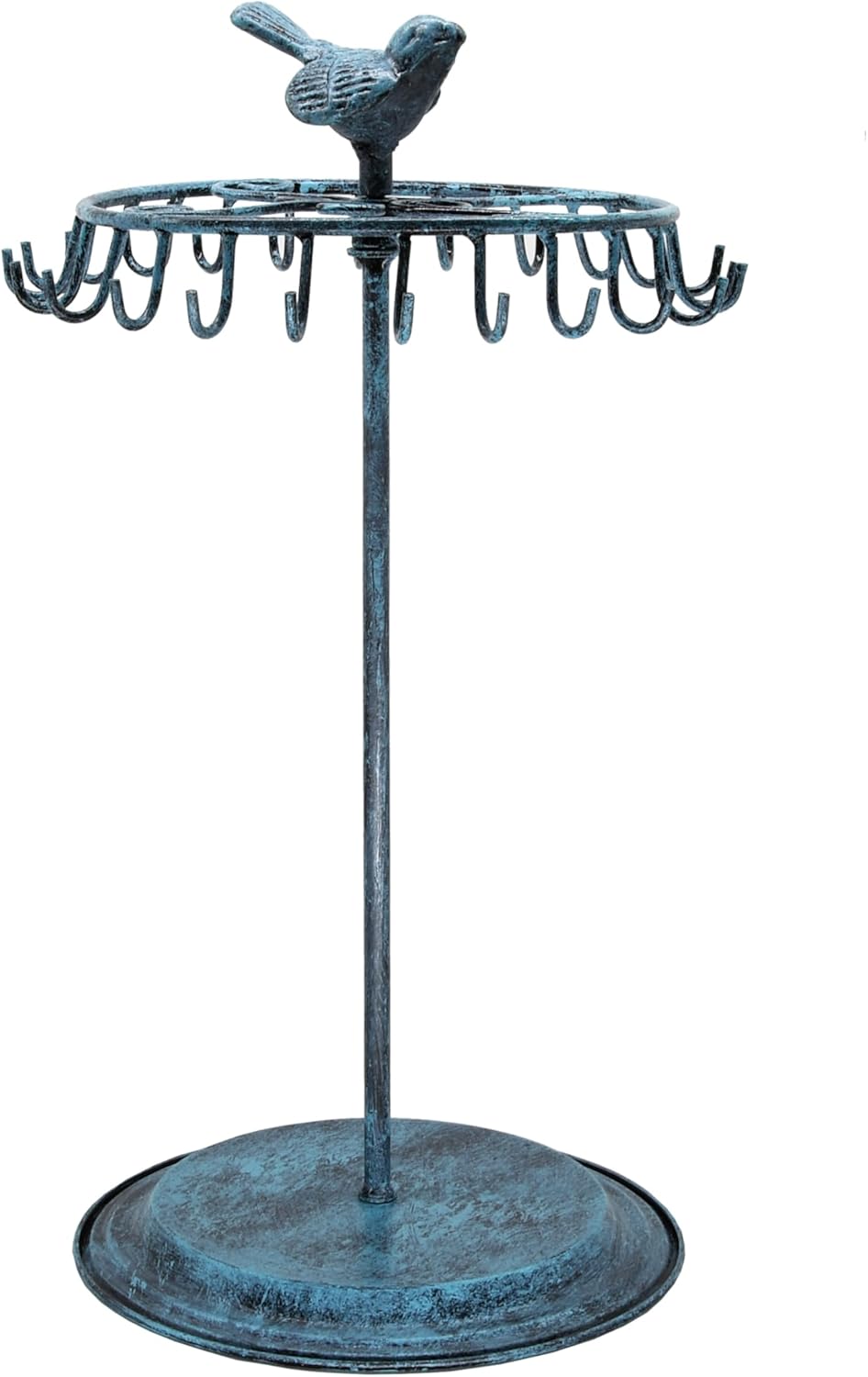 Bird Rotating Necklace Holder Bracelet Stand/Jewelry Organizer/Jewelry Tree, Turquoise