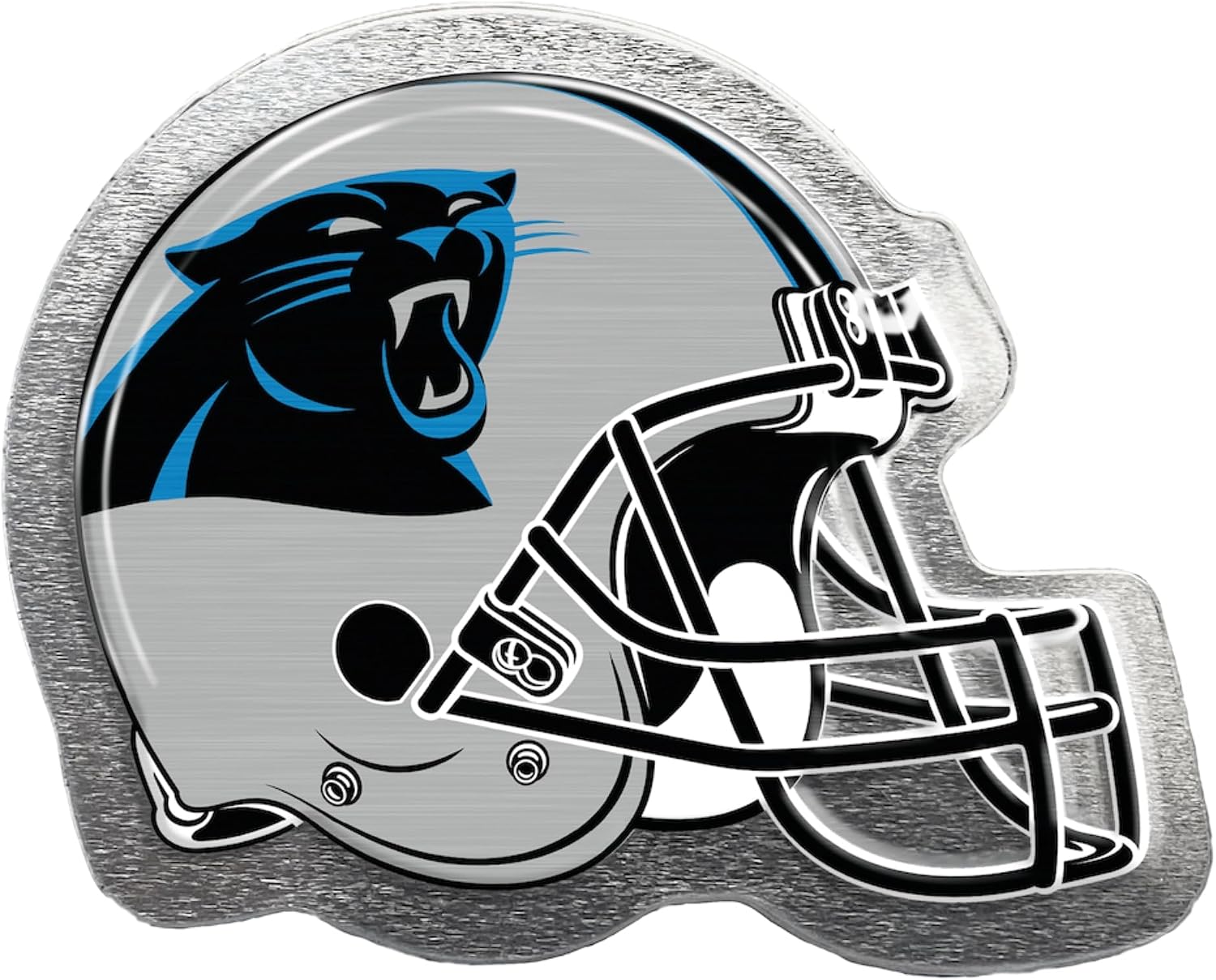 Party Animal NFL Helmet Bottle Opener, 2-in-1 Magnetic, Carolina Panthers