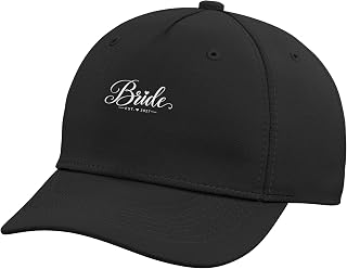 Bride Est. 2027 Matching Bride Groom 2027 Engagement Wedding Adjustable Baseball Hat