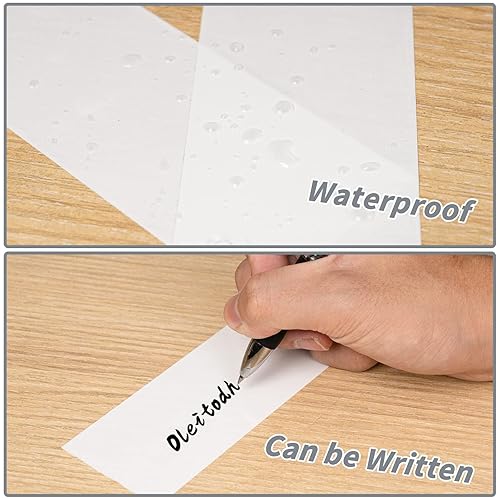 Miniatura 5 de Oleitodh Paquete de 12 Cintas de Conducto Blancas de Uso Pesado, 8.3 Mil de Grosor, 2 Pulgadas x 30 Yardas, Resistencia Industrial Fuerte, Flexible,