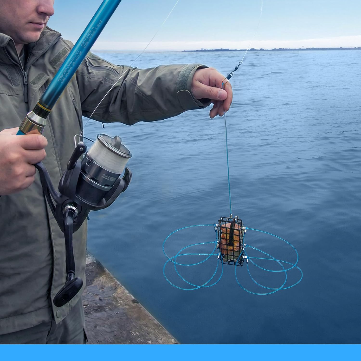 Crab Snare Spinning Rod Lightweight for Crab Snaring