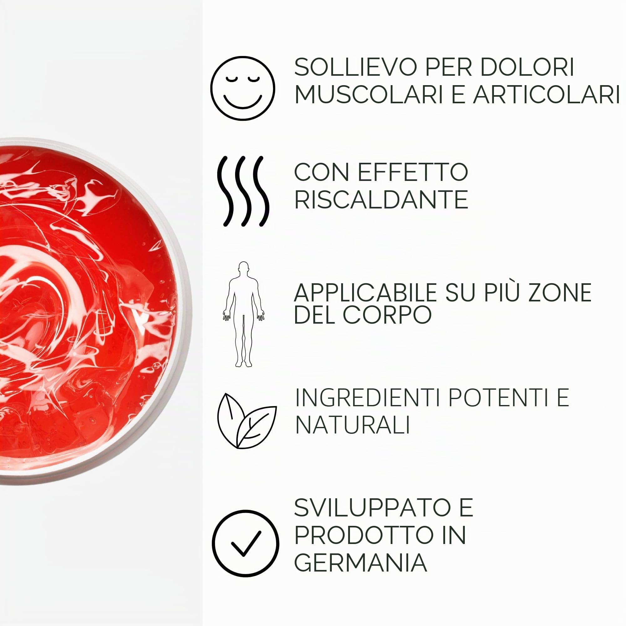 Kräuterhof Balsamo riscaldante extra forte DUO (2 x 500 ml) ? pomata termica circolante, gel massaggio ippocastano foglie rosse, allevia dolori articolari tensioni