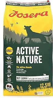 JOSERA Active Nature (1 x 12.5 kg) | Adult | Premium Dry Food for Adult Active Dogs | Lamb & Rice | Dog Food | Pack of 1 product image
