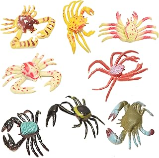 MORJCG 8Pcs Sea Animals, Sea Creatures Toys for Children, Sea Animals Toys for Kids, Realistic Mini Toy Animals, Mini Educational Learning Toys, Sea Life Toys for Kids Toddler Bathtub Ornaments