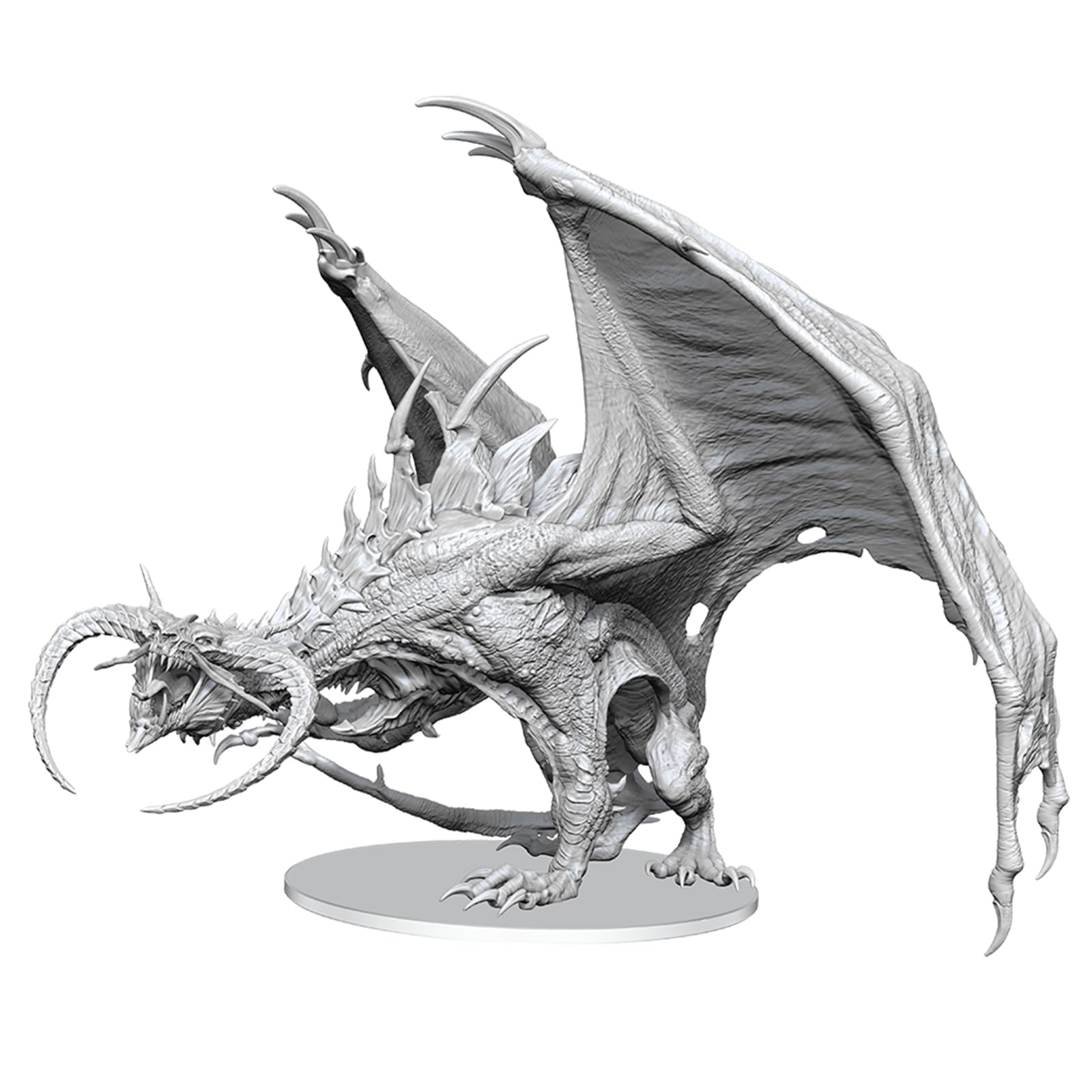 Figurine non peinte Diabolic Dragon WizKids pour remplacer vos monstres en carton
