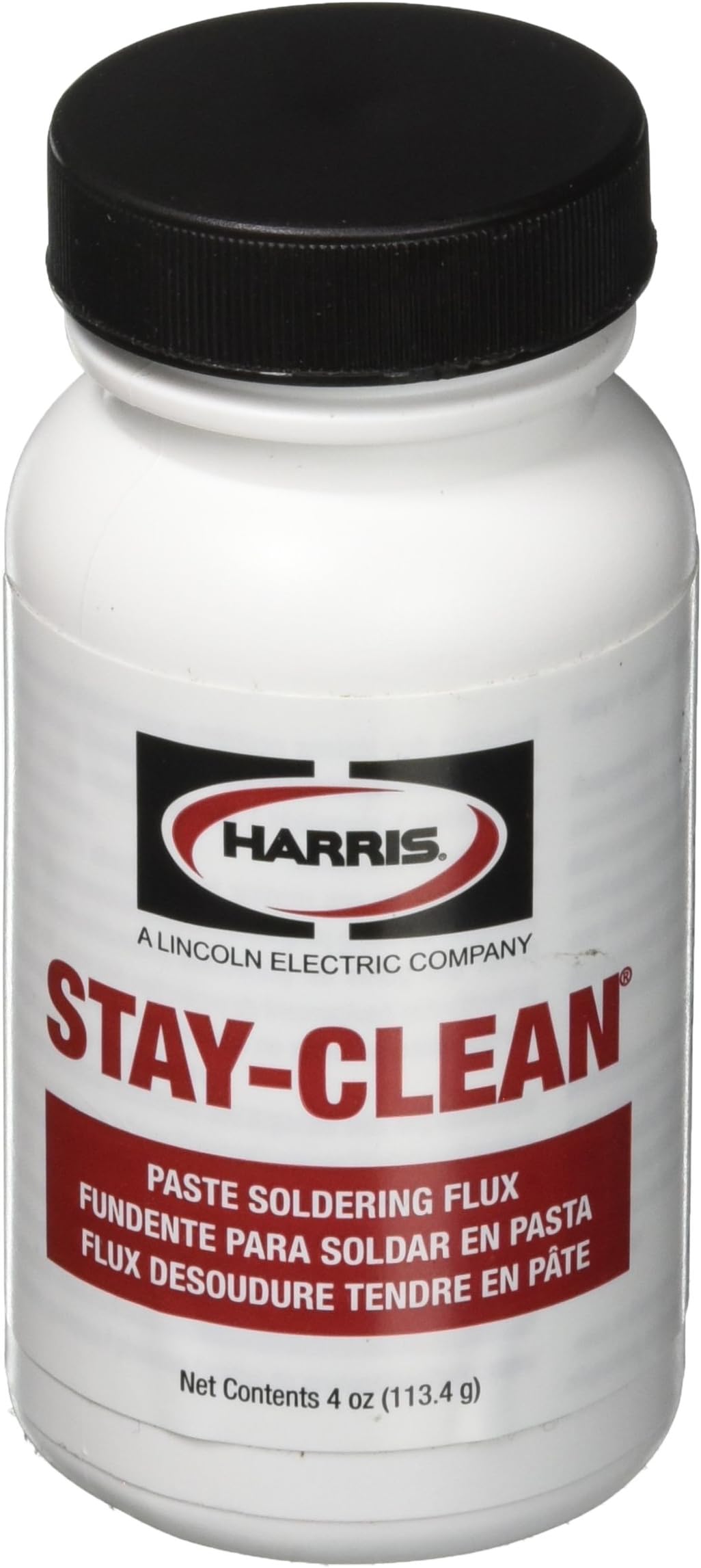 HARRIS SCPF4 Stay Clean Paste Soldering Flux, 4 oz. Jar
