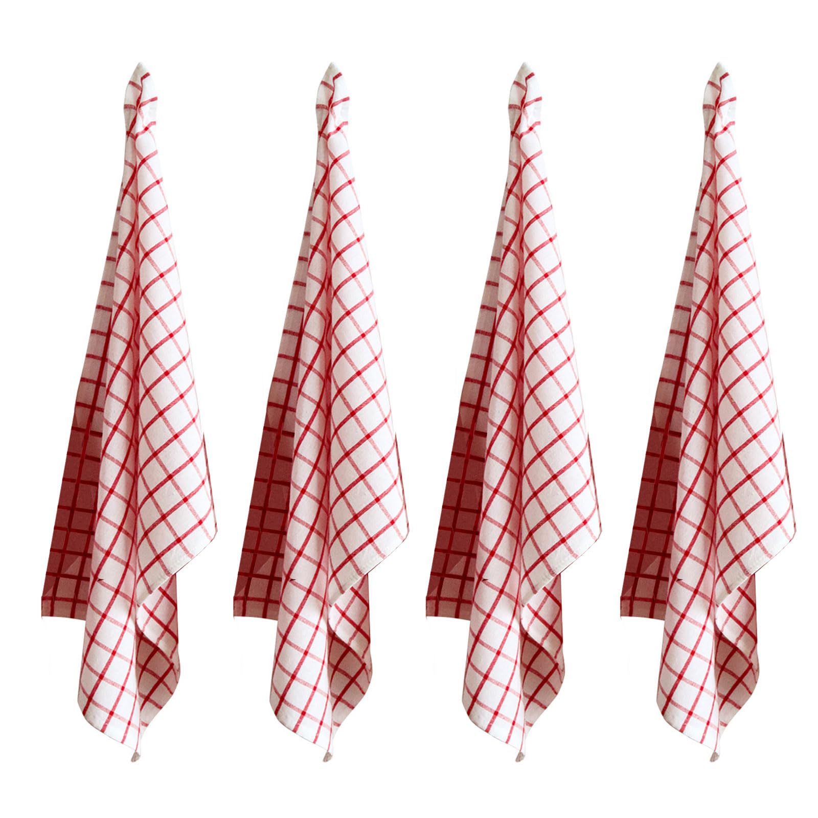 Jazuaiao Farmhouses Washable Cotton Dining Napkins with Unique Woven Stripe Pattern, Fabric Dinner Napkins Enhances Meal Setting Stripe