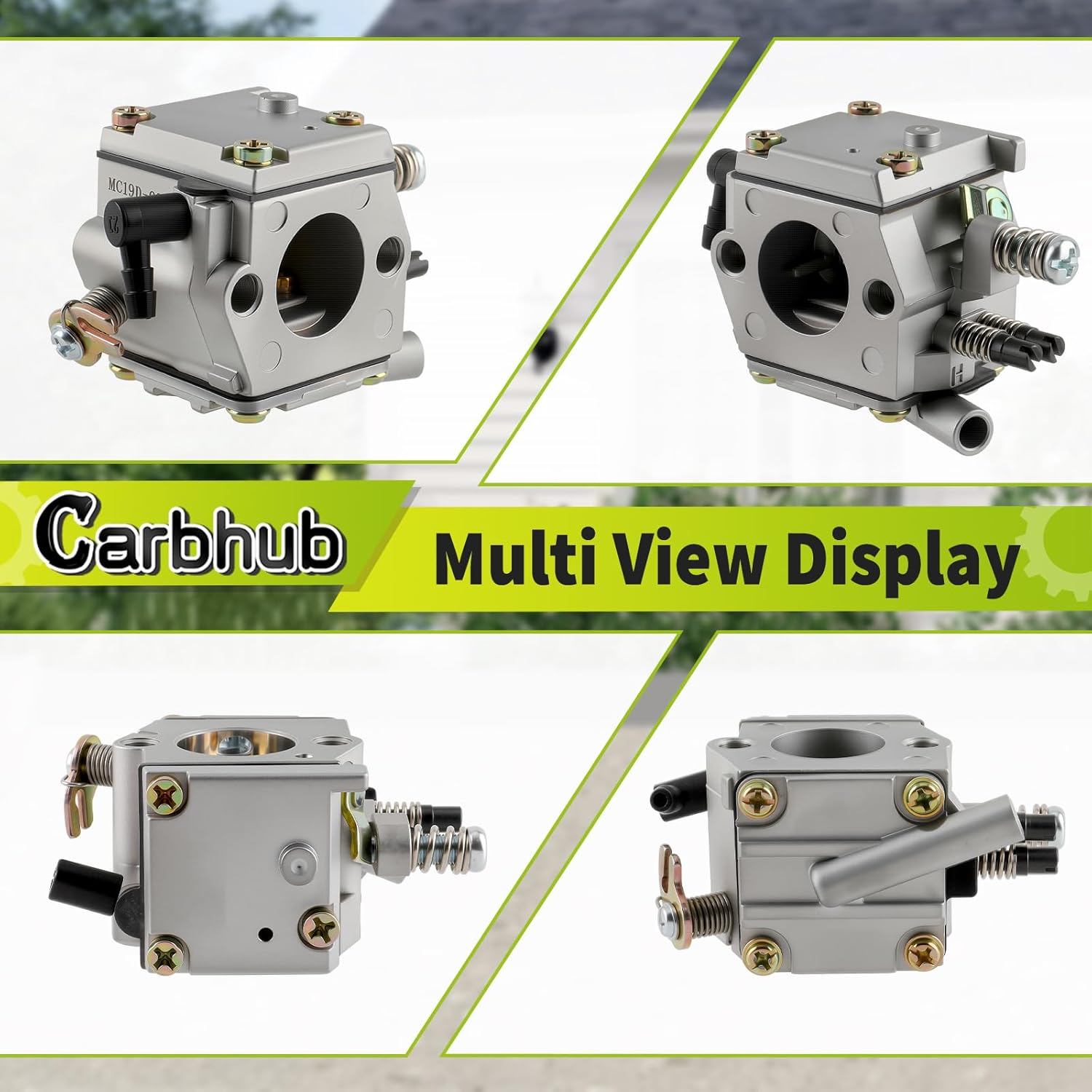 Carbhub MS380 Carburetor for Sthil 038 MS380 MS381 MS382 038 AV Super Magnum Chainsaw for Zama C3-S148 for Tillotson HE-19 Carb Replace Number 11191200602 11191200605 11191200650