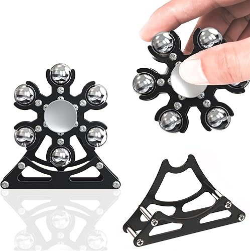 Juguetes de escritorio para ruedas de la fortuna-hilandero Metal Kinetic-Spinner 4mins, Gadgets geniales para niños, adolescentes y adultos, juguete