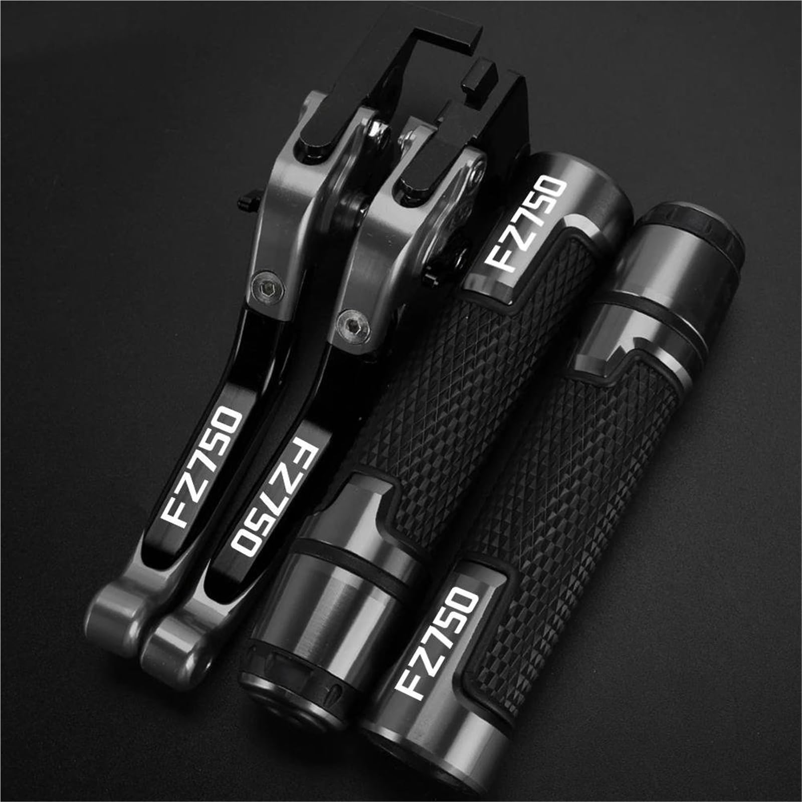 GQUIKGW Replace Motorcycle Brake Clutch Levers Handlebar Controls Enhanced Riding Experience for Y-AMAHA FZ750 1985 1986 1987 1988 FZ 750(Black2)