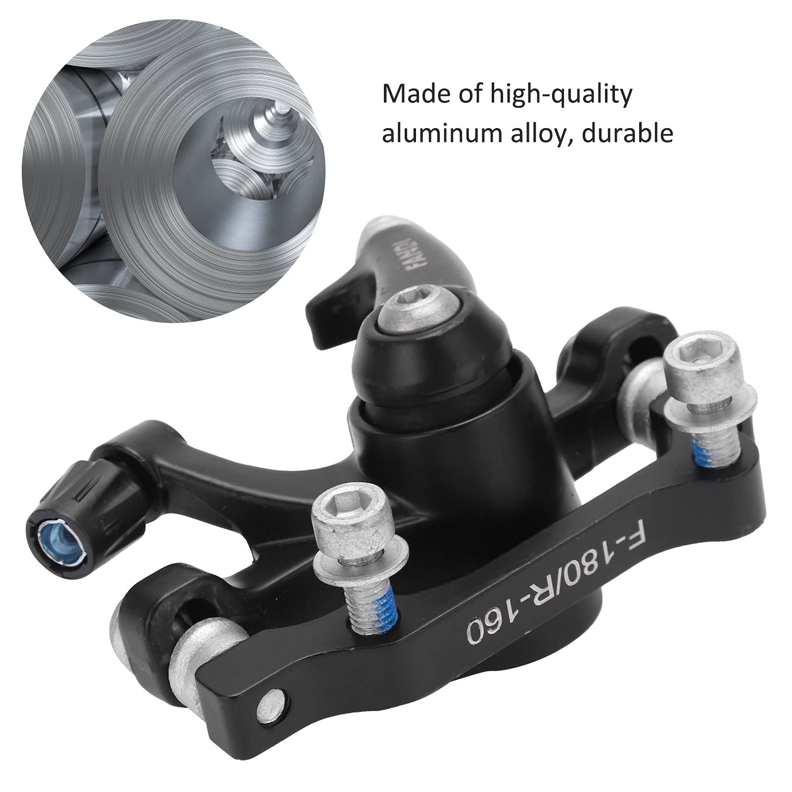 Zacisk Hamulca Tarczowego, Przód Roweru ze Stopu Aluminium/tylne Zaciski Hamulca Tarczowego Akcesoria Rowerowe do Roweru Górskiego Rower Szosowy