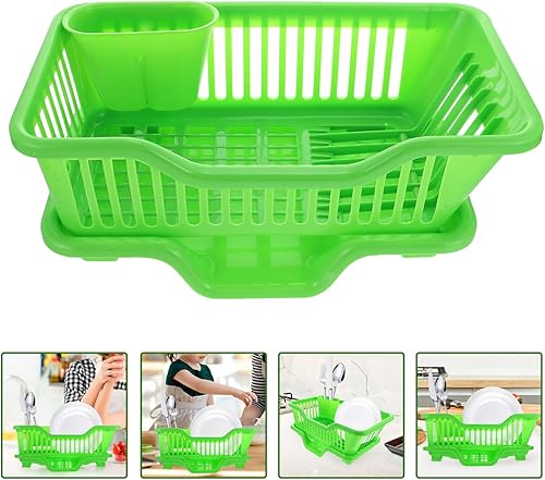 Miniatura 9 de Ipetboom Escurridor de platos 1 juego de escurridor de platos para encimera de cocina estante de secado de platos para escurridor de platos