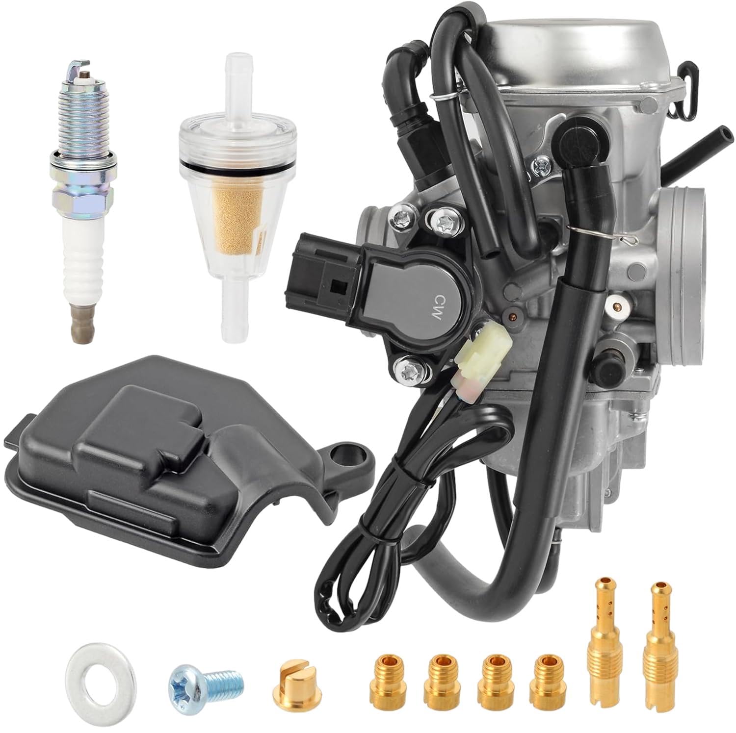 Amazon.com: FYNORA-REVIXO Carburetor & Spark Plug for Honda