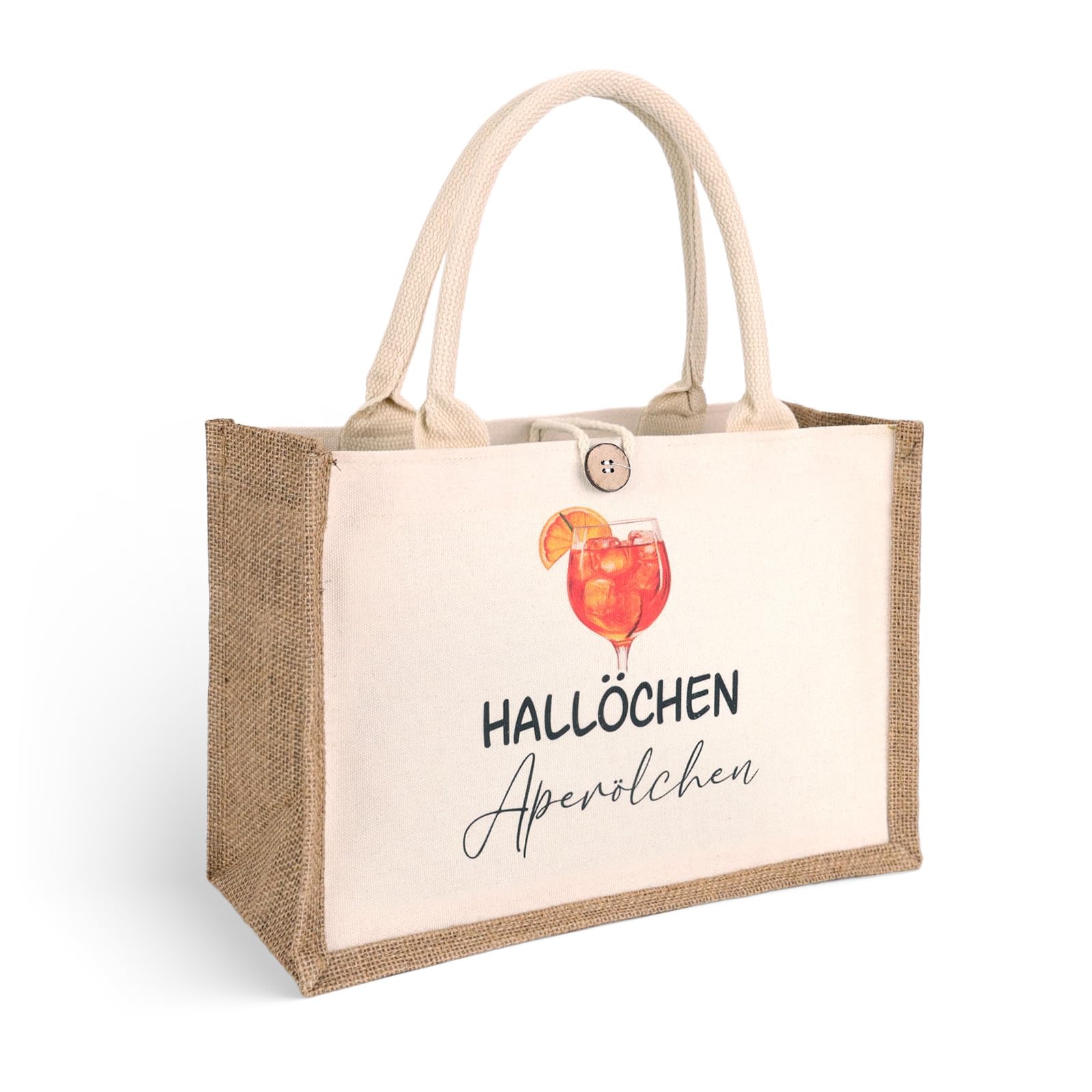 GADITIEK Aperol Geschenk Tasche, Jutetasche Für Frau, Strandtasche xxl Aperol Spritz Accessoires Damen, Geschenkset Für Frauen, Kollegin
