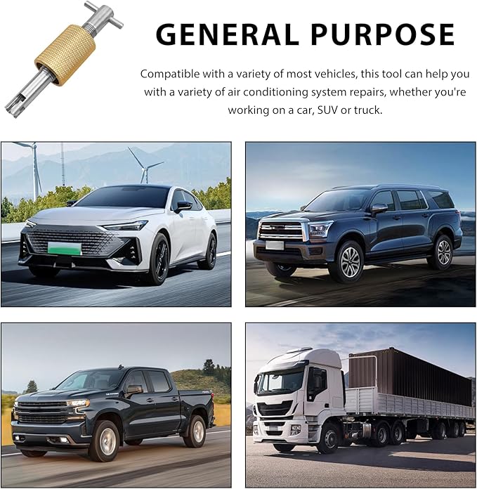 Herramienta de Remoción de Tubo Orificio AC, Extractor de Tubo Orificio para Aire Acondicionado de Auto miniatura 6