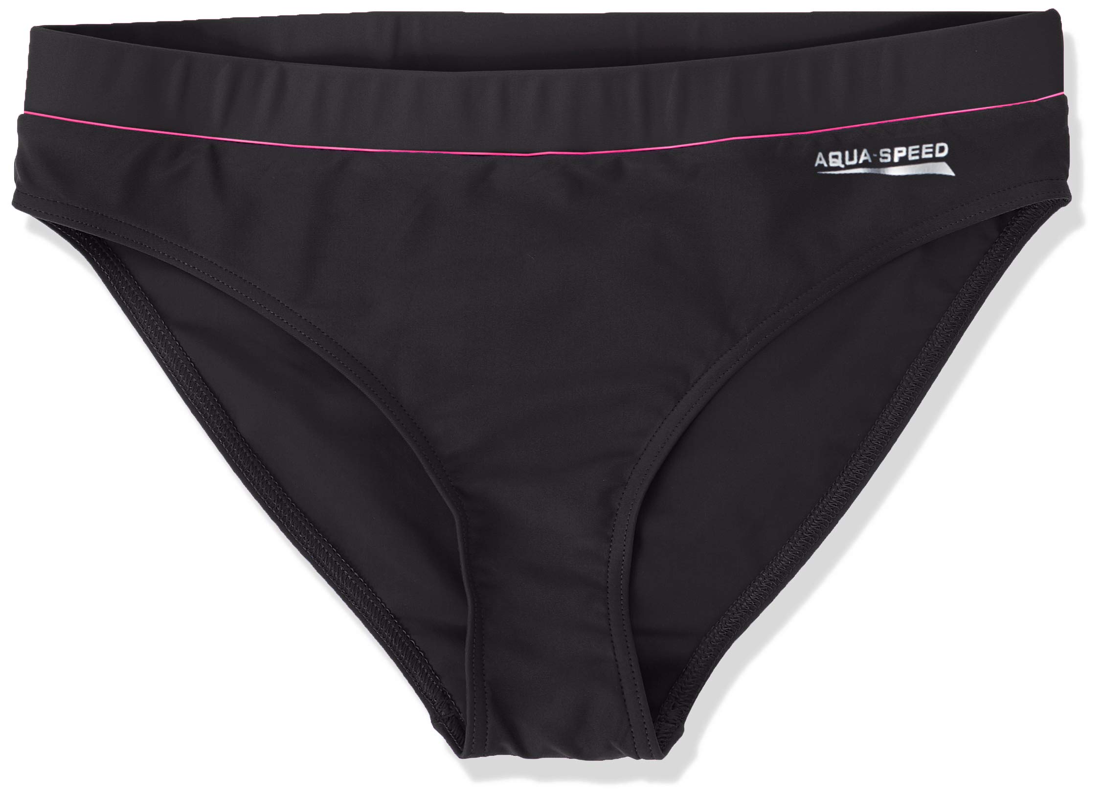 Aqua-Speed Women Fiona Briefs Womens Swimwear Swim Suit - Black/Pink Pipink, Size 42
