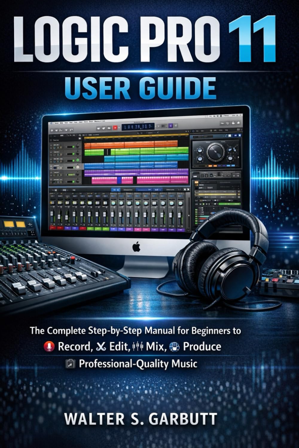LOGIC PRO 11 USER GUIDE: The Complete Step-by-Step Manual for Beginners to Record, Edit, Mix, and Produce Professional-Quality Music
