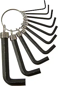 Sparta Jogo De Chave Allen Curta 1 5-10 Mm Crv 10 Pçs Oxidado Preto Com Argola//Sparta