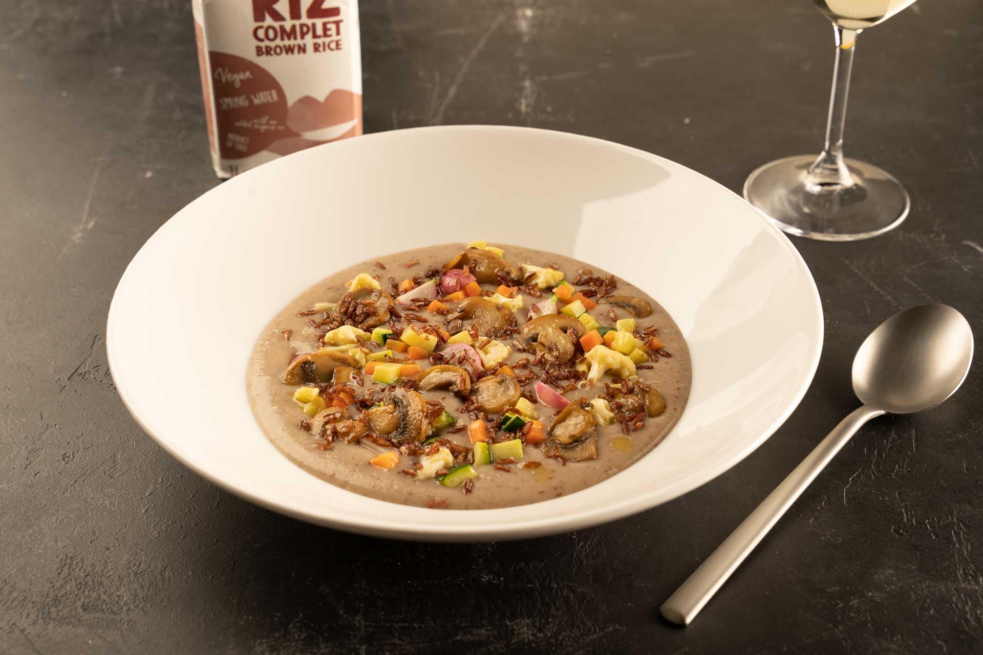 The Bridge - Bio Brown Rice Drink - Bevanda Biologica a base di Riso Integrale (Formato da 1 litro, Scatola da 12 pezzi)