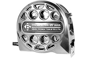 Cinta Métrica de Acero Inoxidable de 25 Pies: Medición Precisa y Durabilidad Inquebrantable