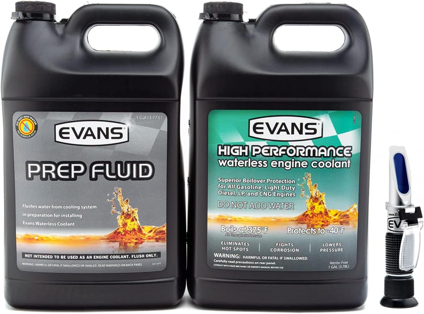 EVANS Coolant EC53001 High Performance Waterless Coolant, 128 fl.oz Cooling Systems
