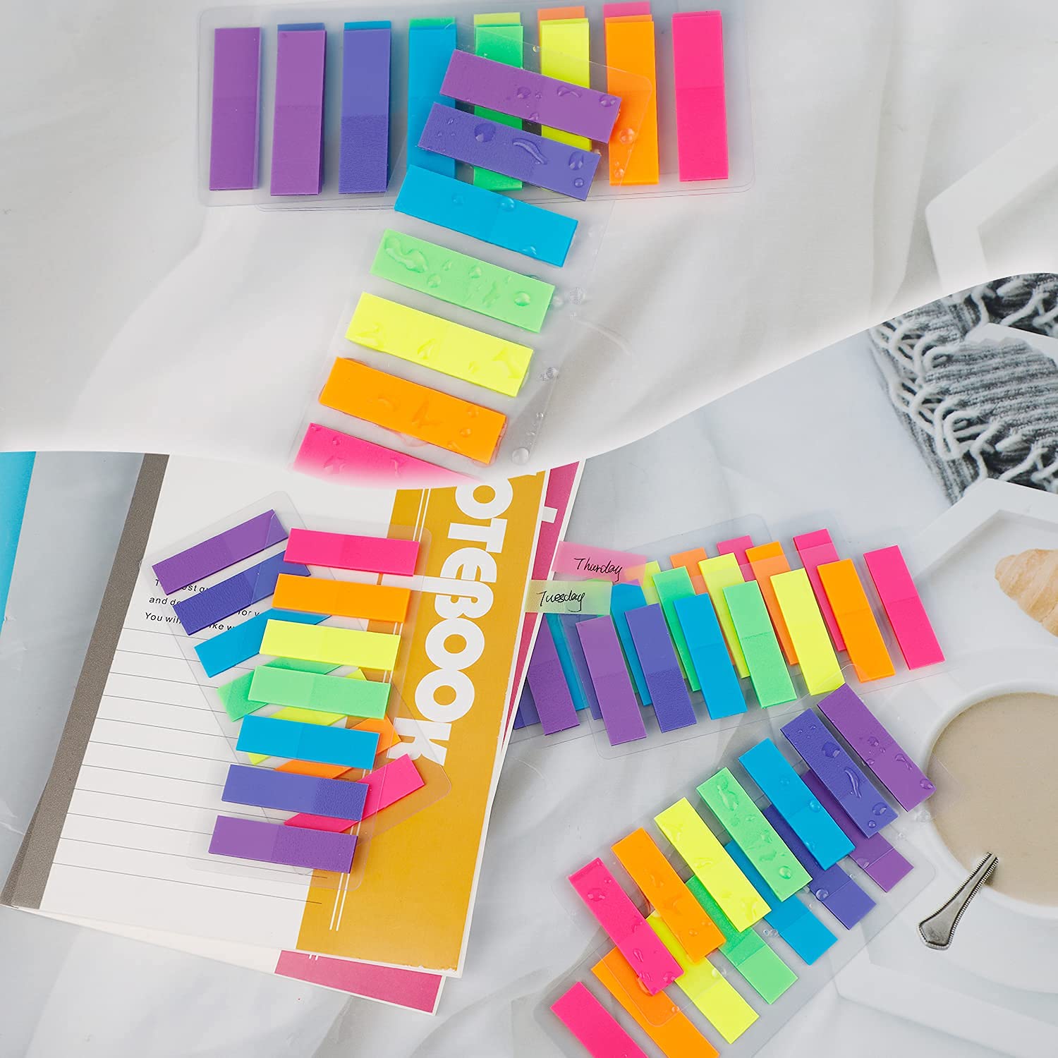 Segnalibri Adesivi Colorati - 420 Pezzi, 3 Taglie, Per Libri, Ufficio, Scuola