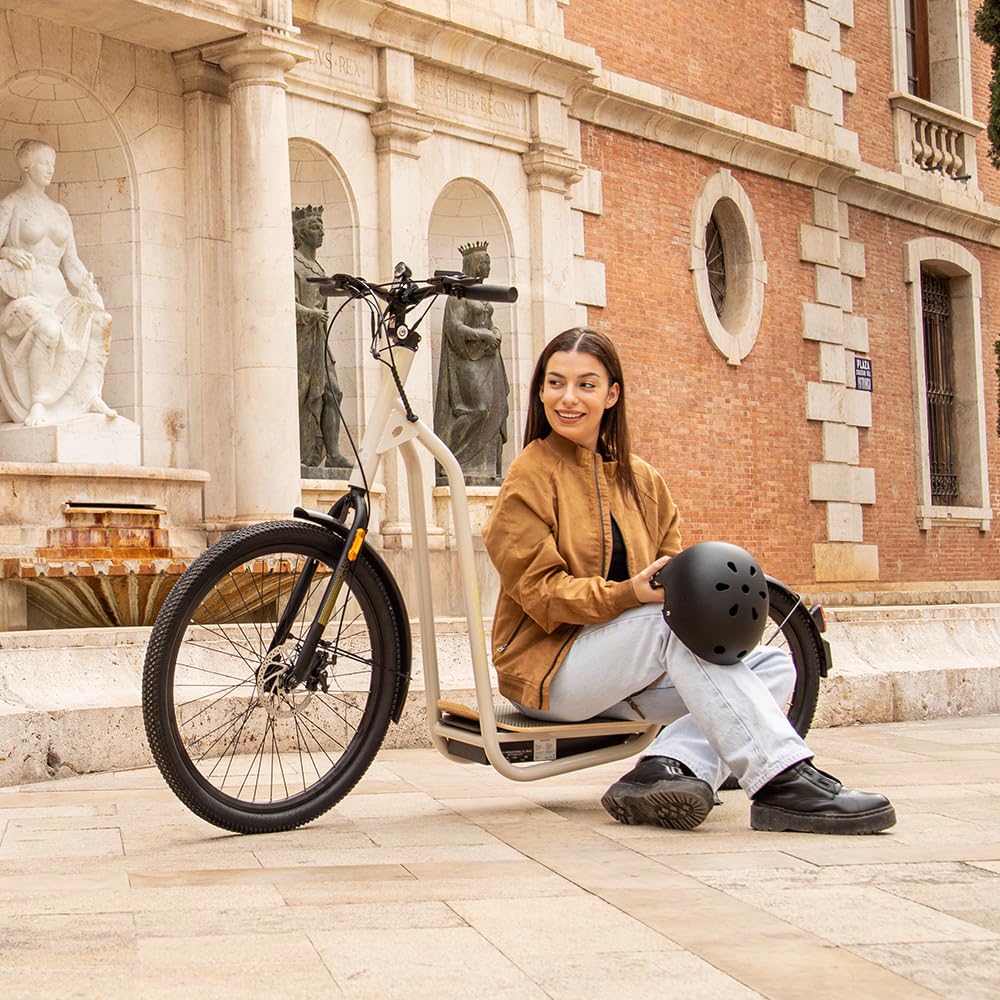Cecotec Bicinete Trotón Ofrece una Potencia máxima de 1300 W - 1000 W, Autonomía de 50-75 km, Rueda Trasera Fat de 20" y Delantera de 26", Suspensión Delantera, homologada