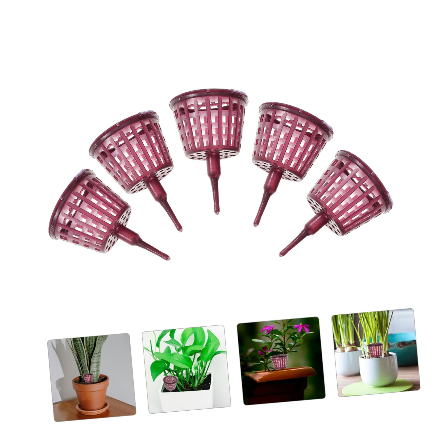 Mipcase 10 Pièces Boîte à Engrais Automatique pour Plantes de Paniers Réutilisables pour Fertilisation de Bonsai Plantes Vertes Pratique pour Jardinage