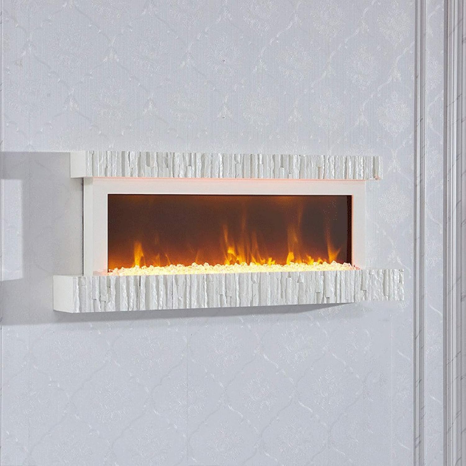 Electrical Fireplaces Electric Fireplace, Multi-Color Wall-Hung Stove Core Simulation Electronic Flame LED Simulation Flame, Electric Fireplace Decoration Core, 1200x170x500mm Vision