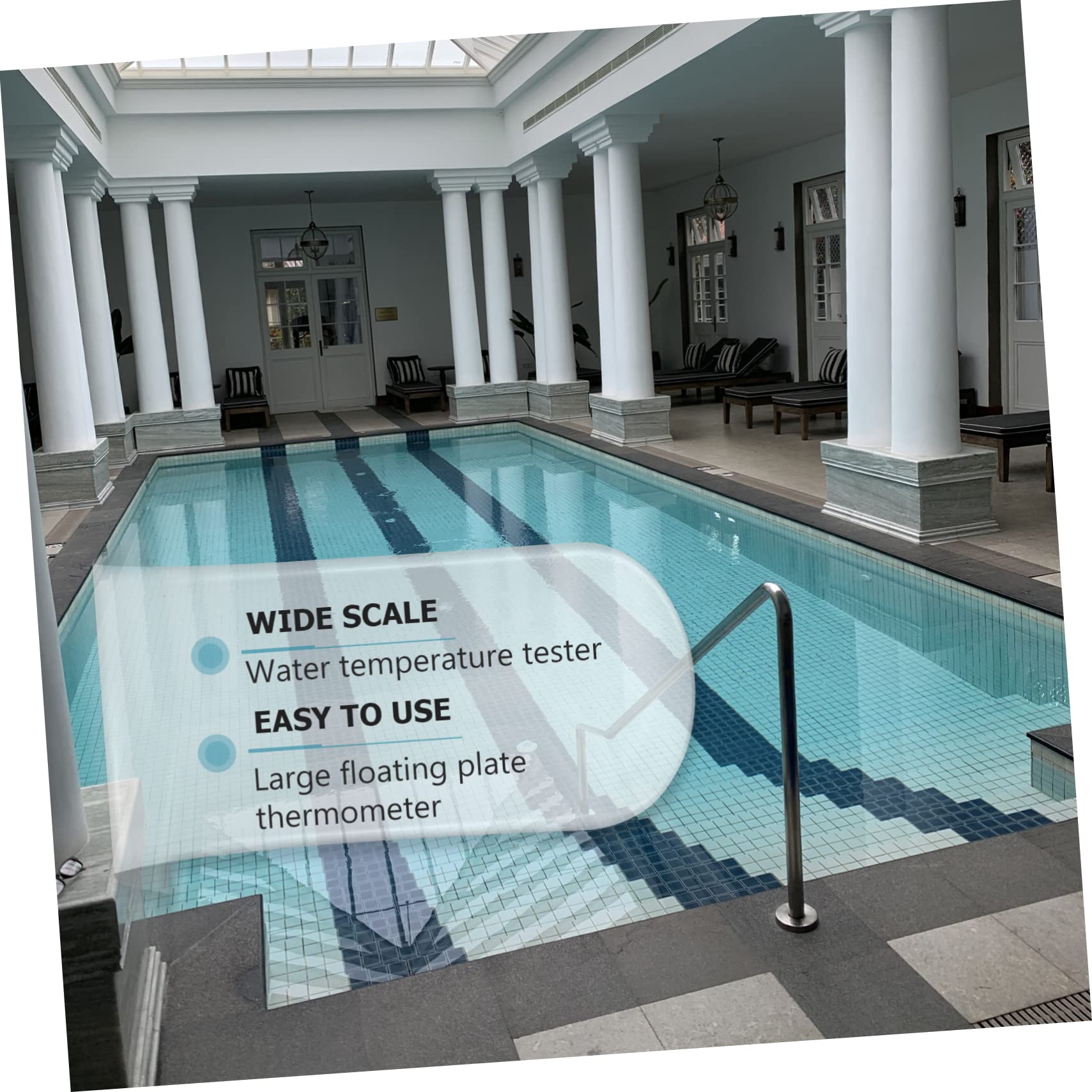 BESPORTBLE Accesorios Para Piscina Termómetro Flotante Medidor De Agua y Portátil