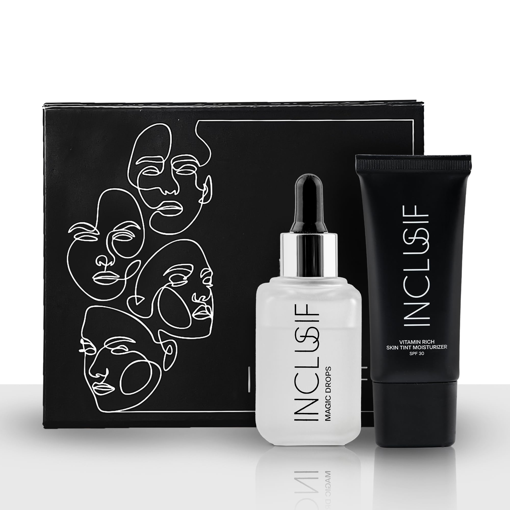 INCLUSIF Makeup Gift Hamper for Women & Men – Skin Tint Moisturizer & Face Serum Combo | Gift Hamper for Sister & Brother | Rakhi Gift Set-image-17