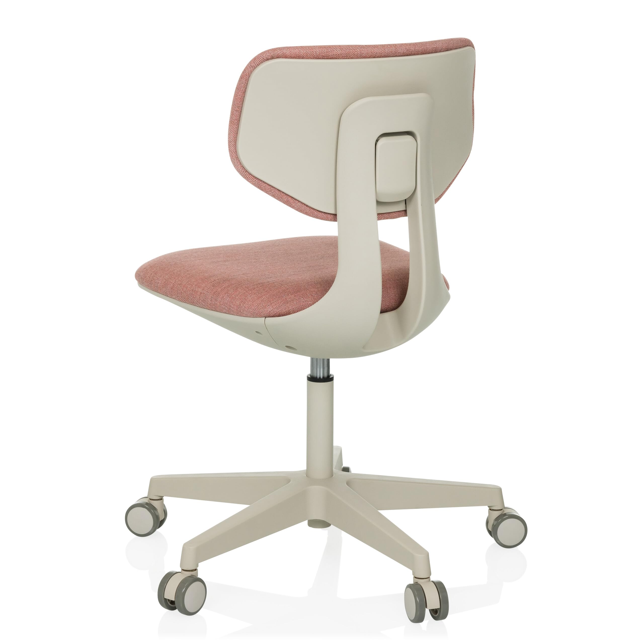 hjh OFFICE Silla giratoria para niños Respaldo Regulable en Altura Kid Classic Silla de Escritorio para niños de 6 a 12 años, Rosa