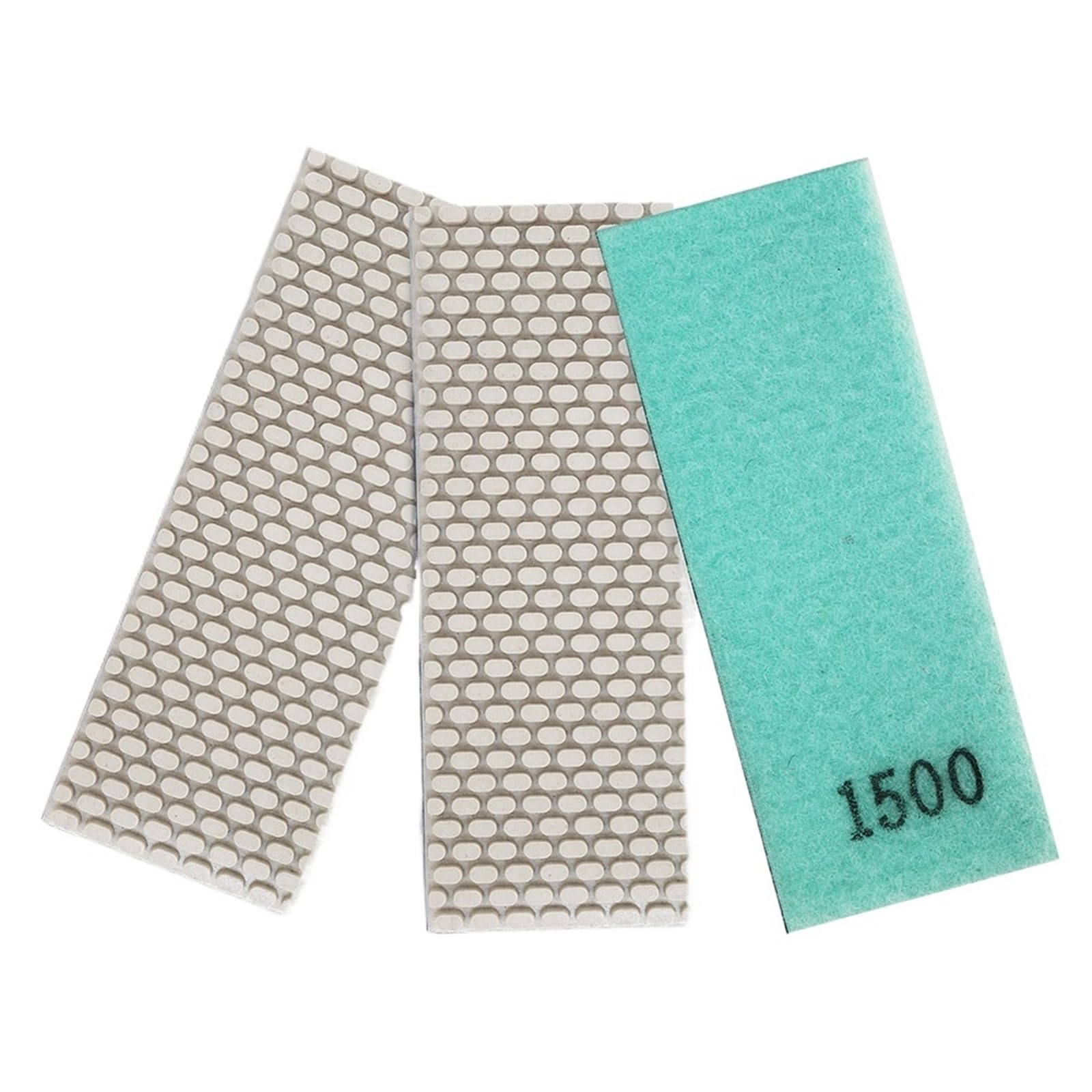Polierpads 3 stücke Hand Pads Diamant Schleifen Nass Polieren Marmor Metall Stein Fliesen Tragbare Schleifer Werkzeuge Grit50 Zu BUFF(3pcs 3000)
