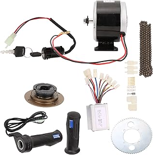 Conjunto de conversão de bicicleta de alta velocidade, kit de conversão de bicicleta de alta velocidade, acessório conjunto de conversão de bicicleta artesanato 250 W 24 V para motocicleta elétrica E-Bike