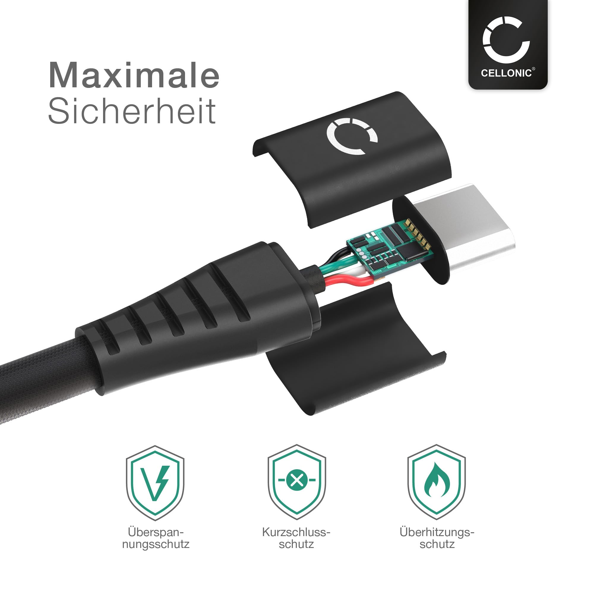 CELLONIC® Cavo di Ricarica Micro USB Compatibile con Philips Muse/Azure