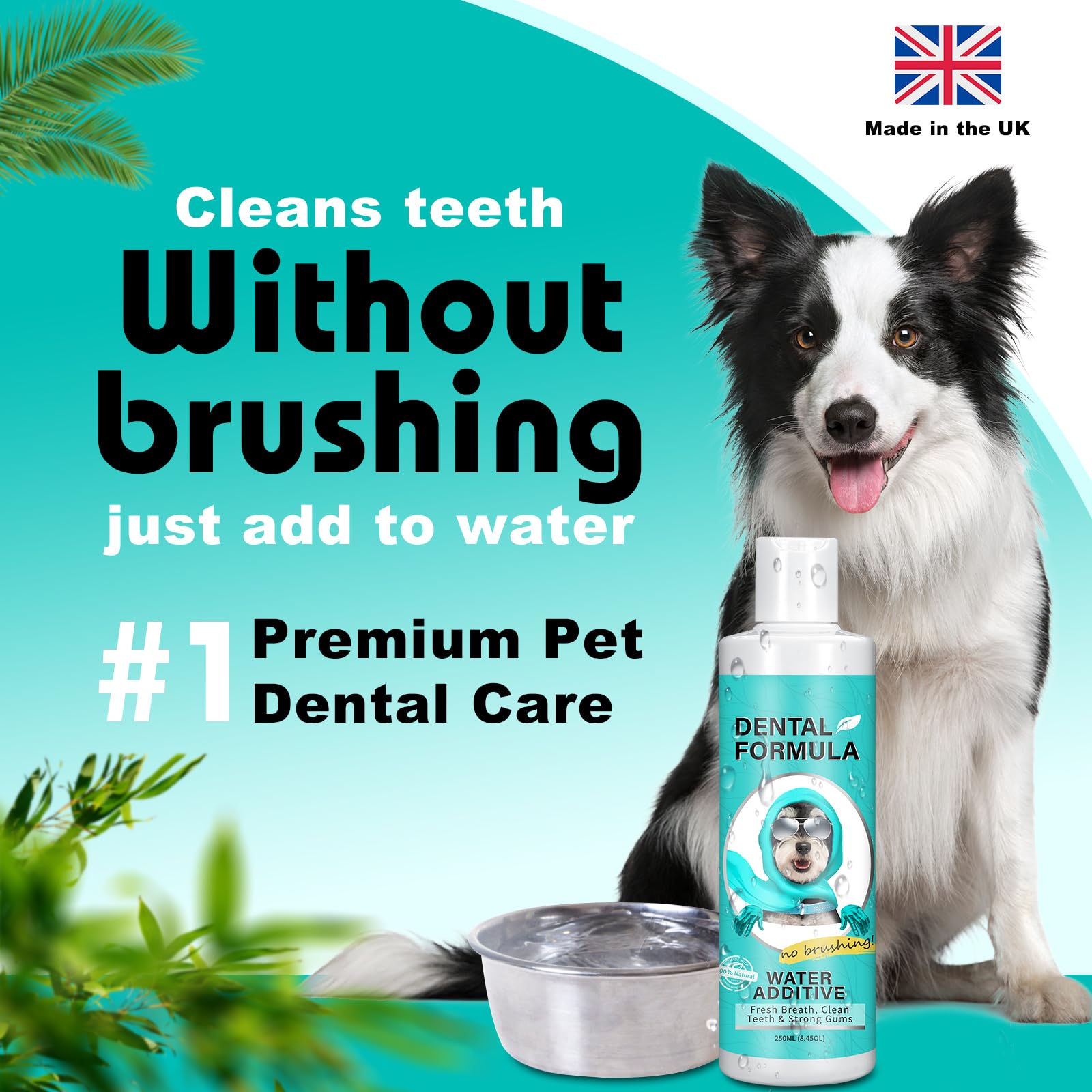 Bailey & buddies Dental Formula Water Additive For Dogs & Cats, Fresh Breath, Clean Teeth & Healthy Gums - Image 2