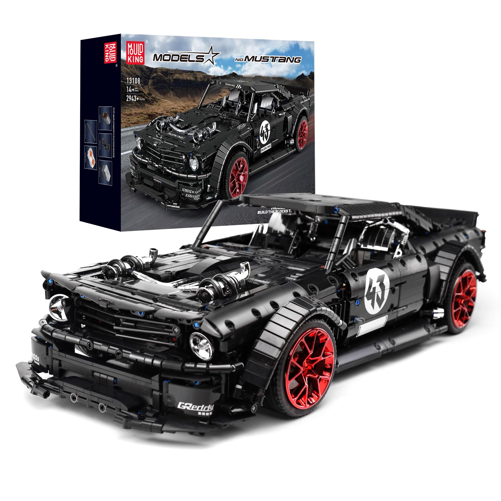 １：８ ブラック カー大きな玩具2884pcsプレゼントして最適です 1：8 ブラック カー大きな玩具2884pcsプレゼントして最適です おもちゃ