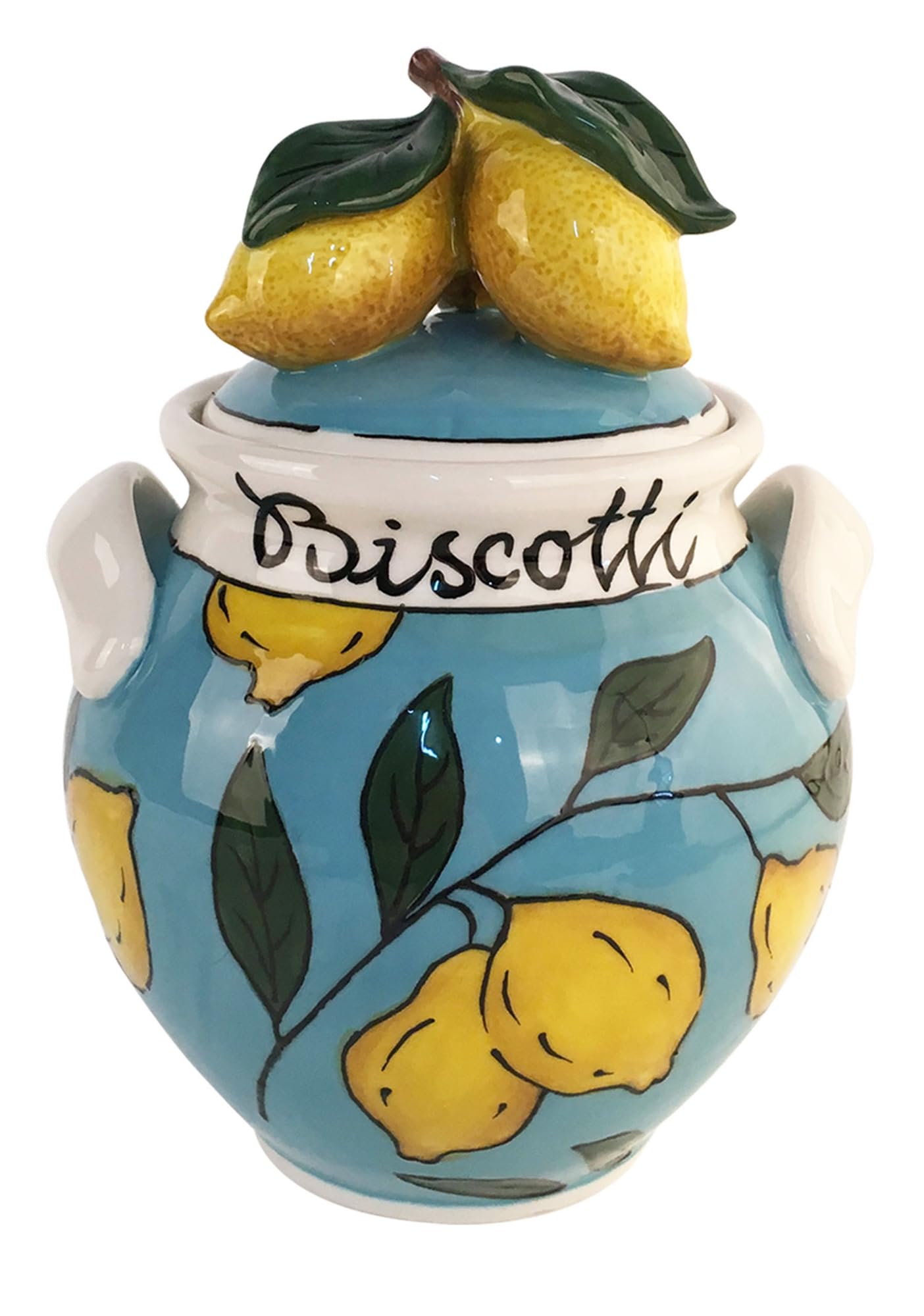 Amazon.com: Blue Sky Clayworks Classic Large Lemon Sky Cookie Jar