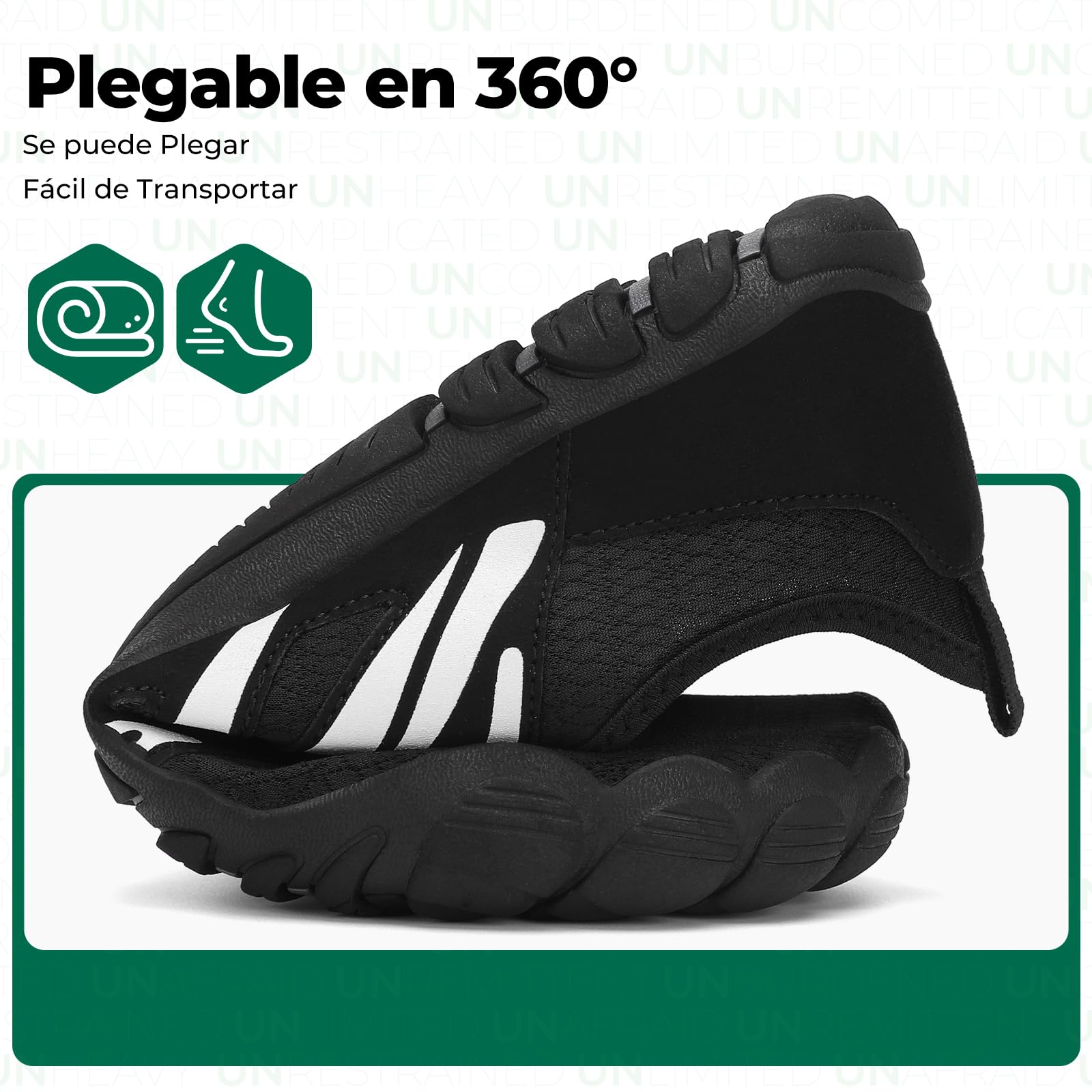 SAGUARO Zapatillas Barefoot Hombre Escarpines Transpirables Secado Rápido Antideslizantes, 39-48