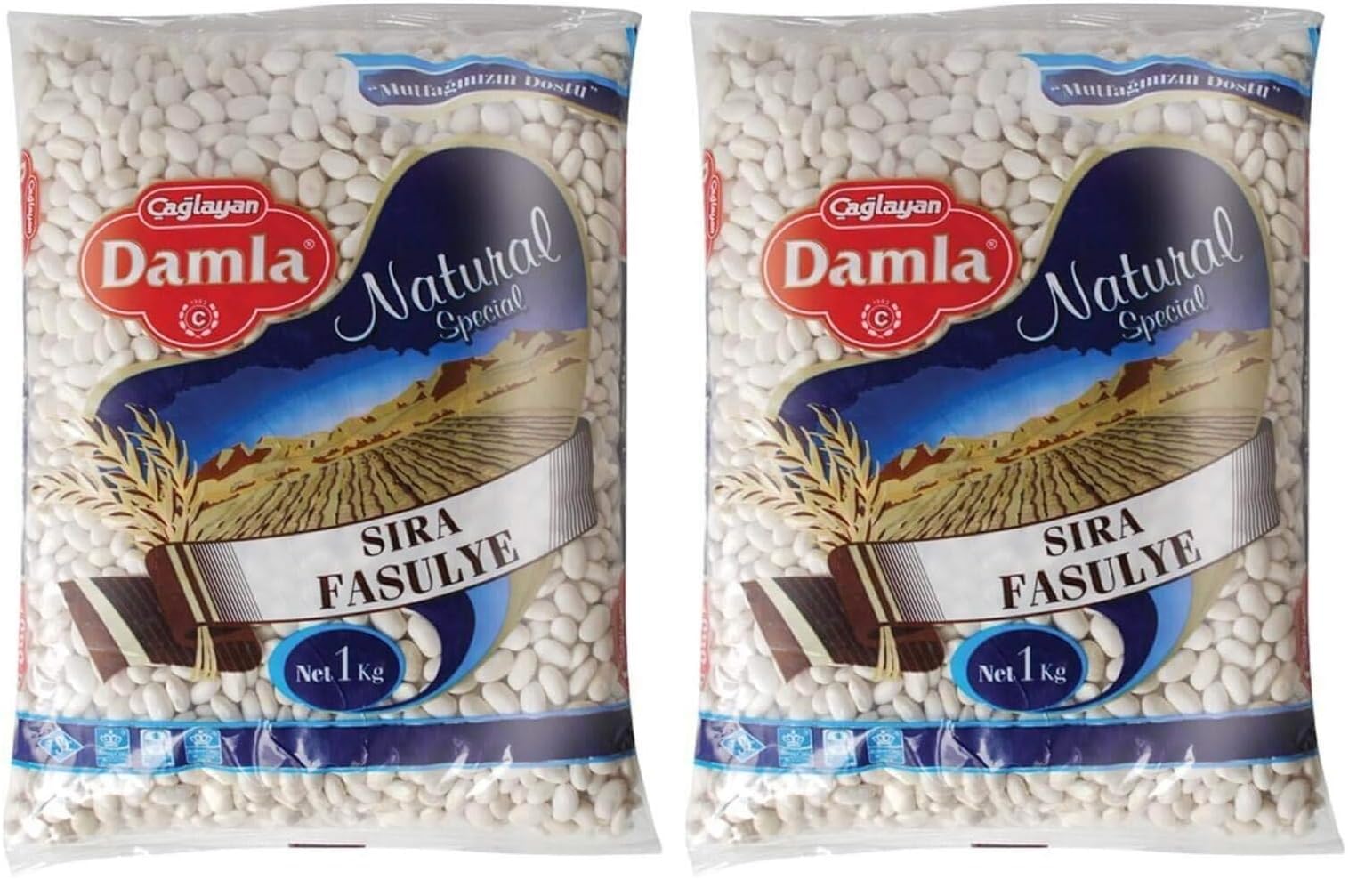 Damla Dermason Fasulye 5 kg (2 paketi)