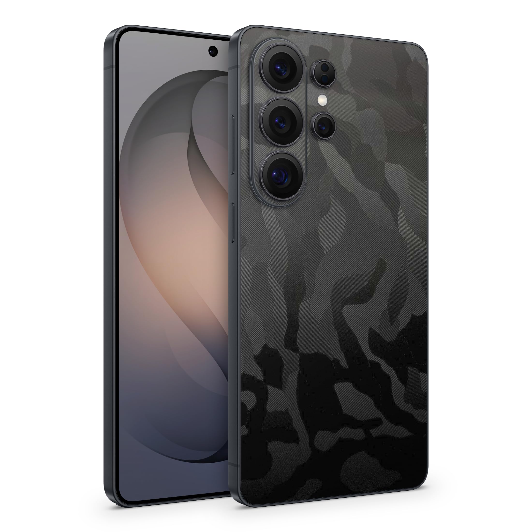 Skin compatibile con Samsung Galaxy S26 & S26 Ultra, pellicola protettiva protettiva a 360° Full Coverage o Back Only (Back Only, Shadow Black, Galaxy S26 Ultra)