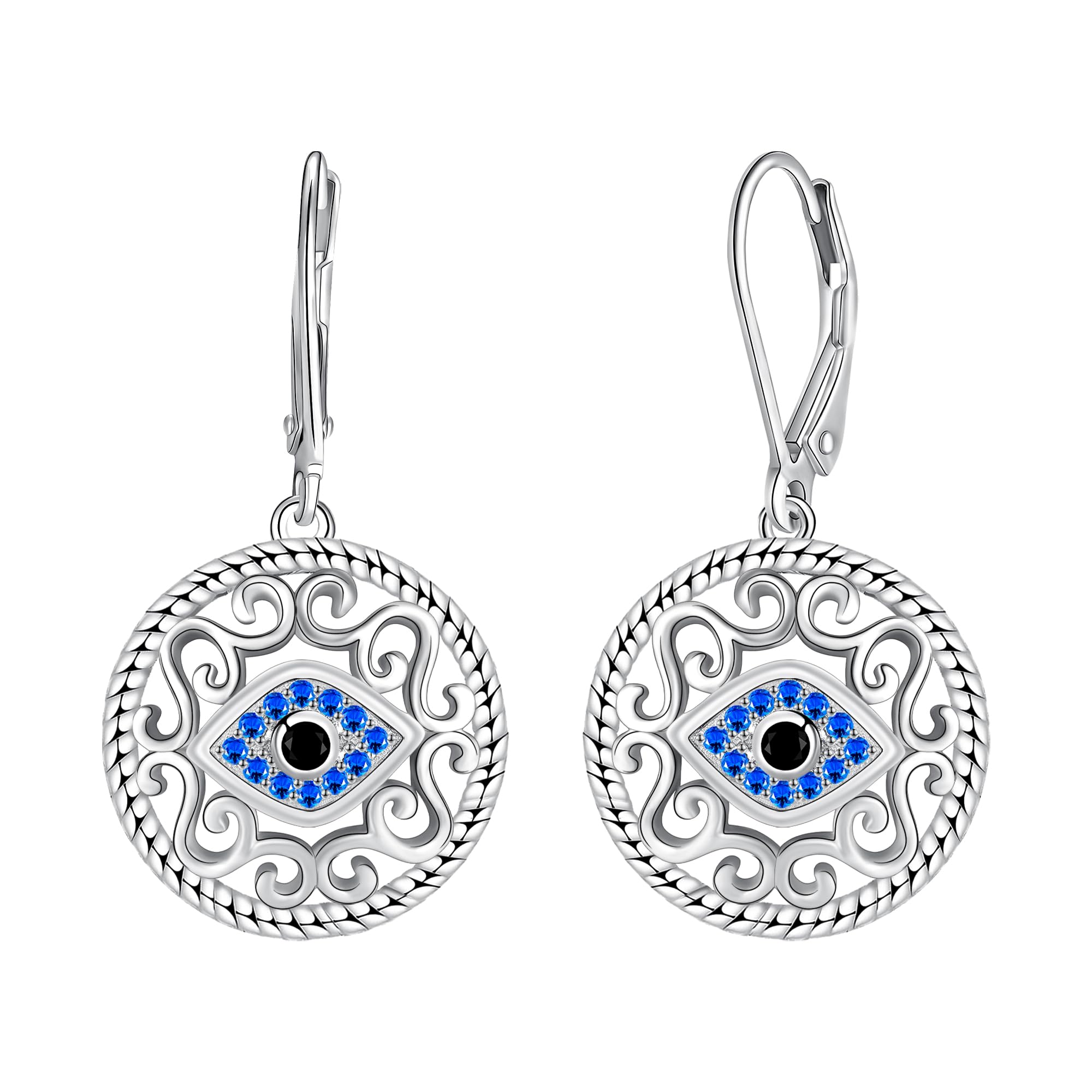 J.MUEN Ohrringe Silber 925 Hängend Lang,Schmuck Ohrringe für Valentinstag Muttertag Geburtstag Geschenk für Mama Ehefrau Freundin