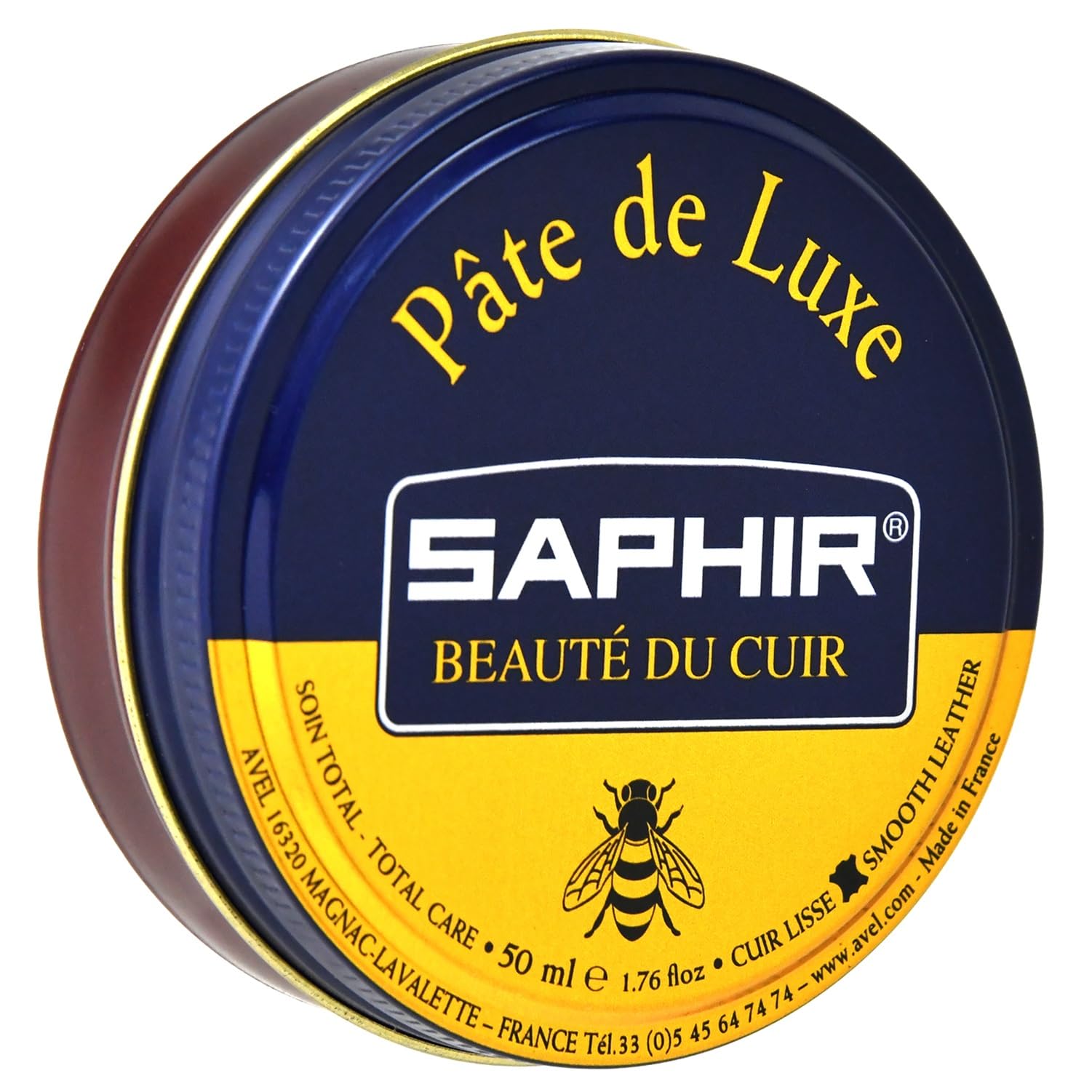 Safir Entry Model with Mirror Polish, Beeswax Polish, Shoe Polish, High Shine, Shoe Ink, Polished