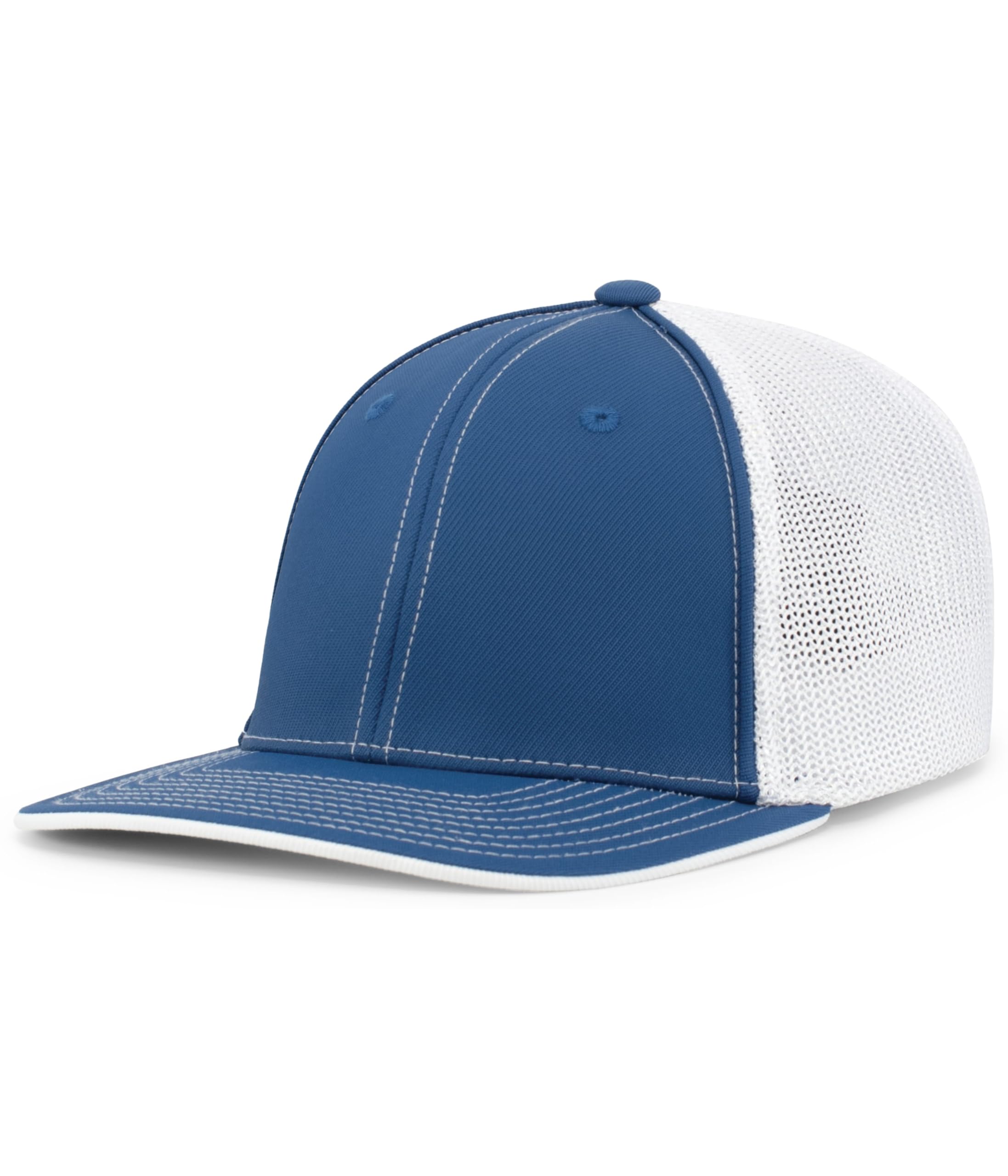 Pacific Headwear Unisex's Trucker Flexfit Cap, Baseball, Royal/White/Royal, S-M